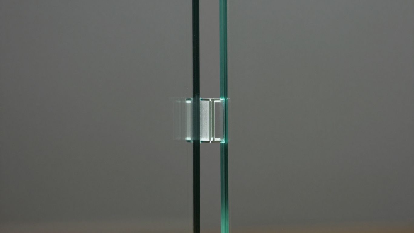 Double vitrage avec espaceur entre les deux verres.