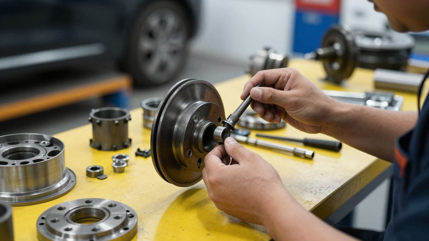 Examining brake system components