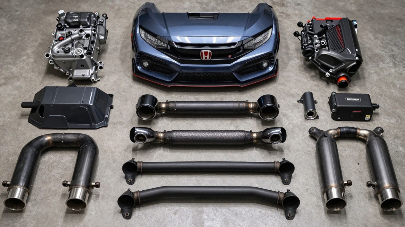 Used Honda Civic Type R performance parts for sale.