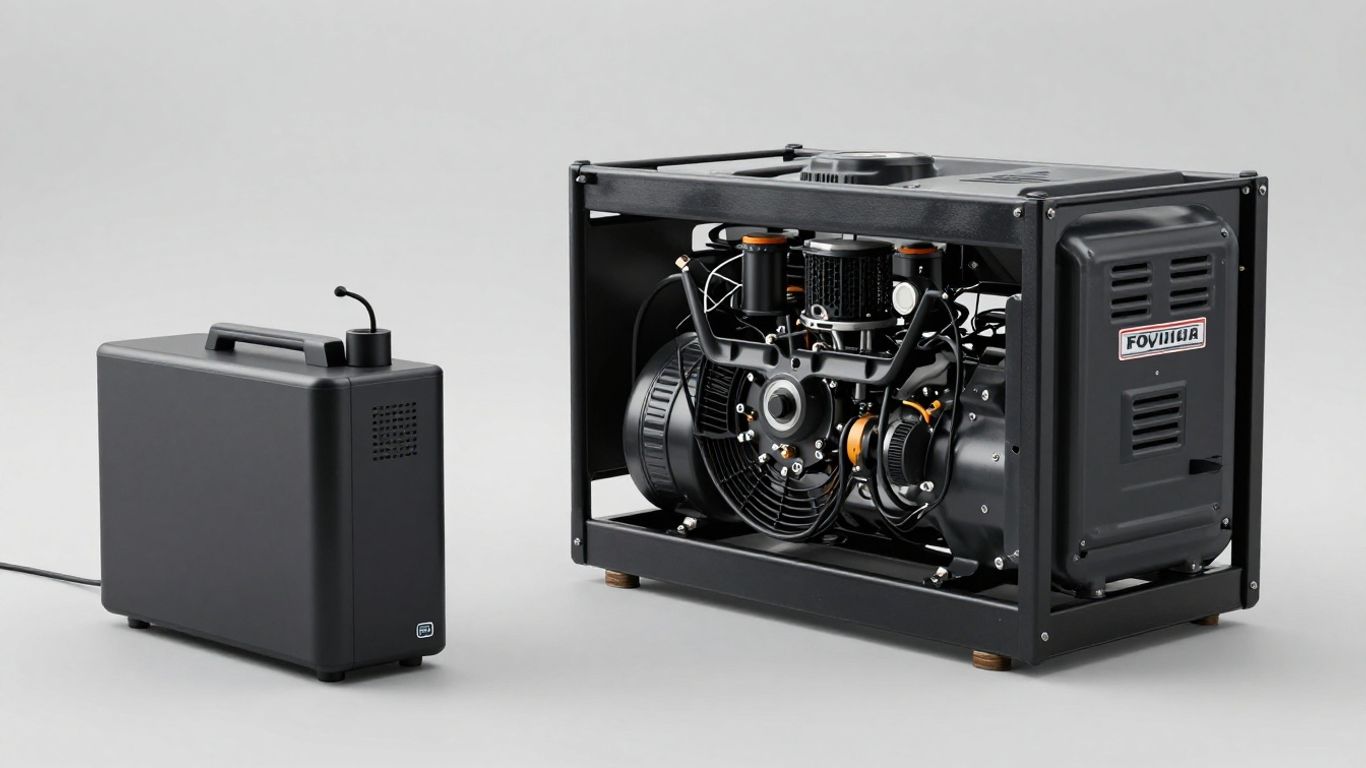 Battery backup system versus standby generator comparison