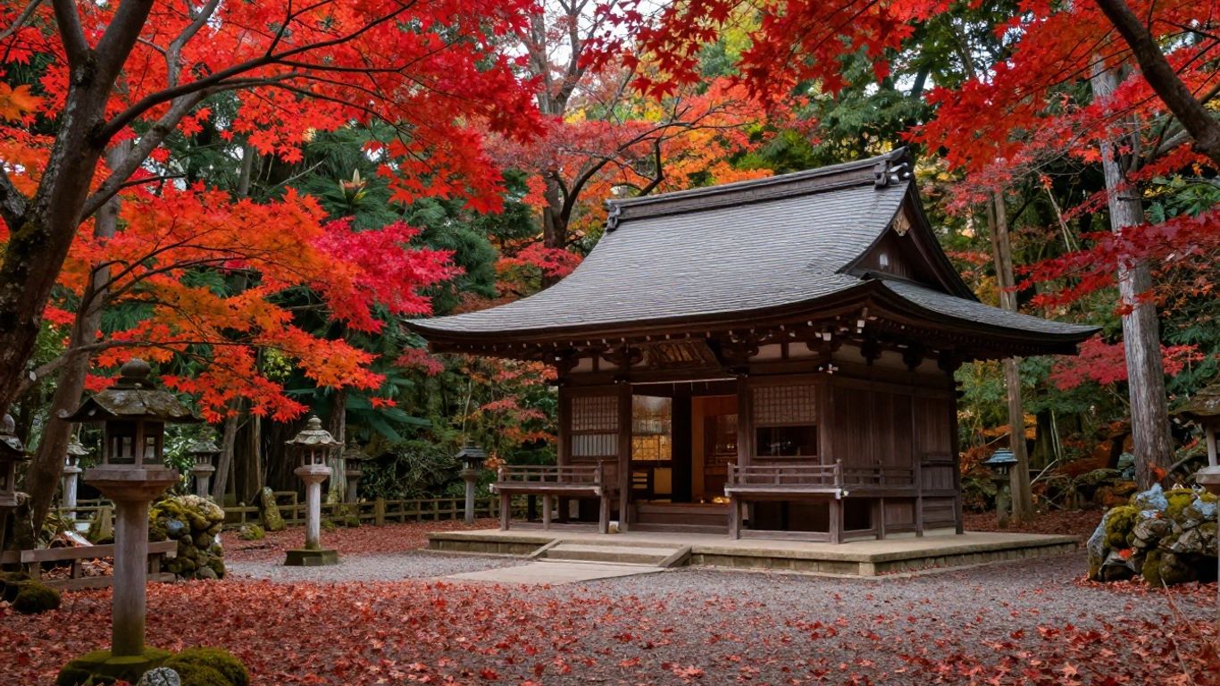 Stunning landscape of ancient architecture