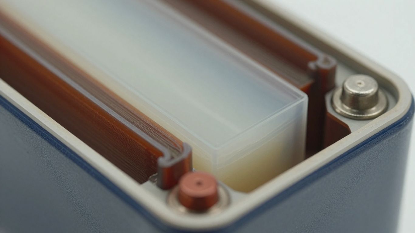Estructura interna de una batería de gel