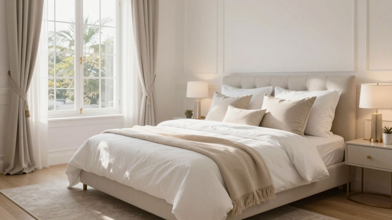 airbnb bedding hotel quality