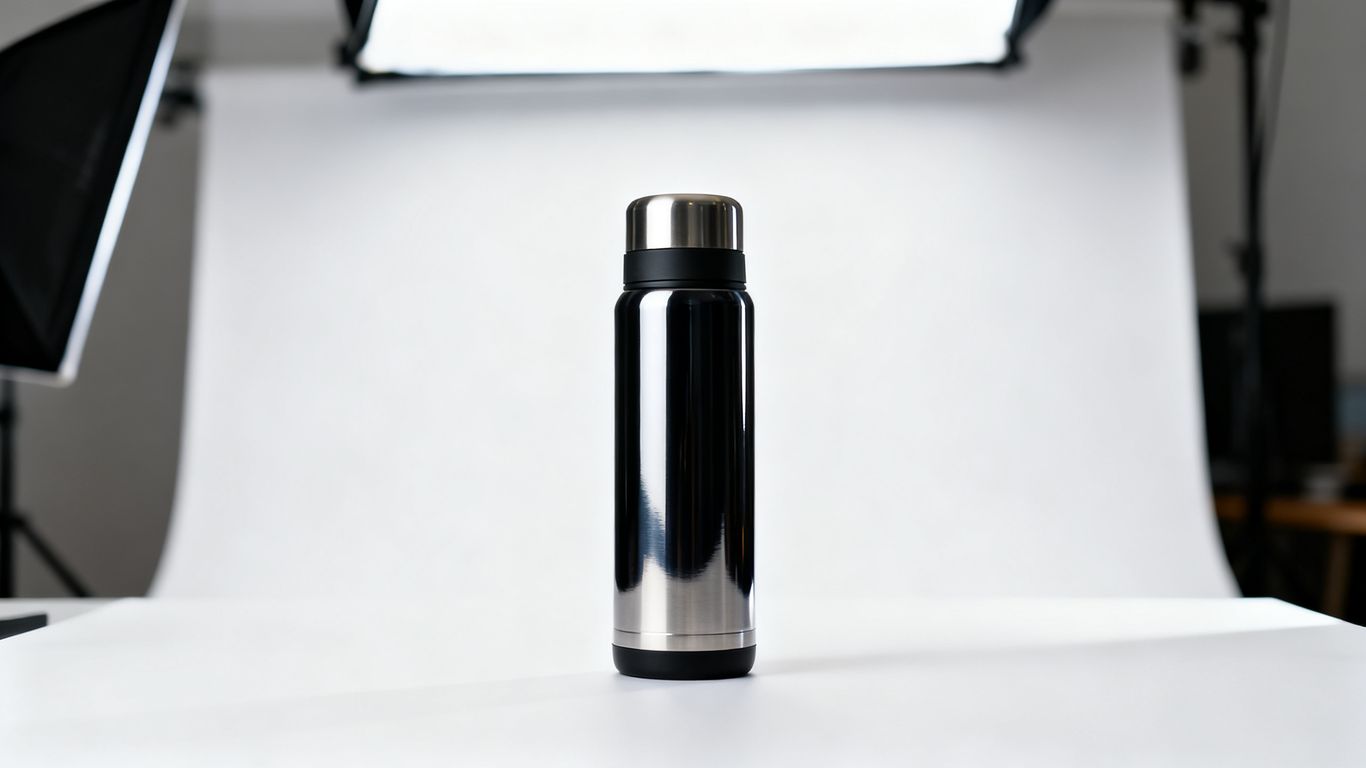 Professional studio product shot on white background