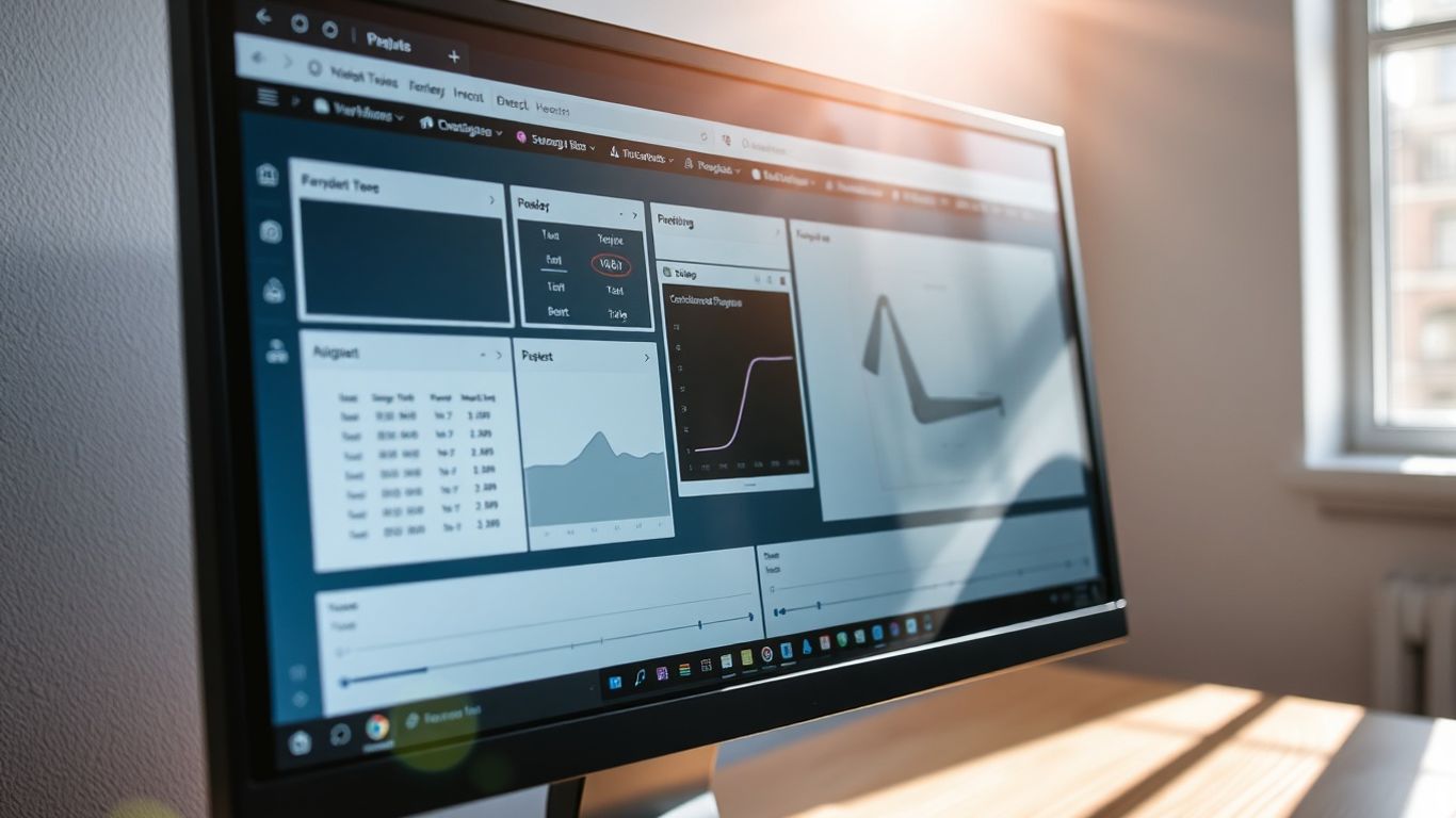 Computer screen with window estimating software interface.