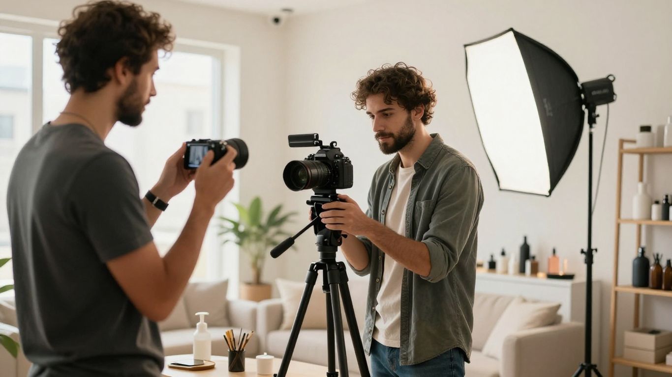 Photographer capturing Dubai business content