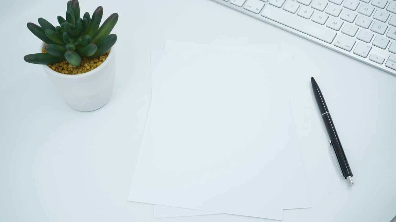 Documentos da empresa organizados para análise