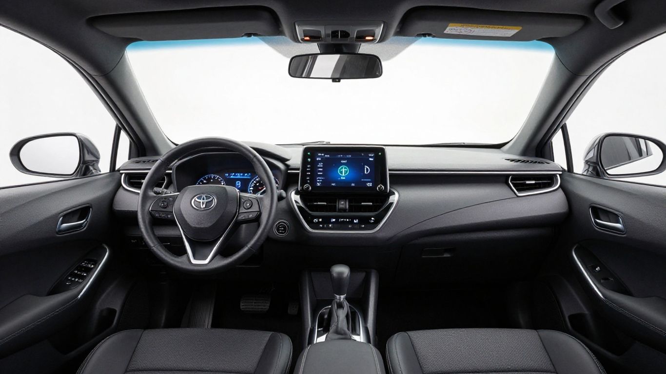 Innenraum eines gebrauchten Toyota