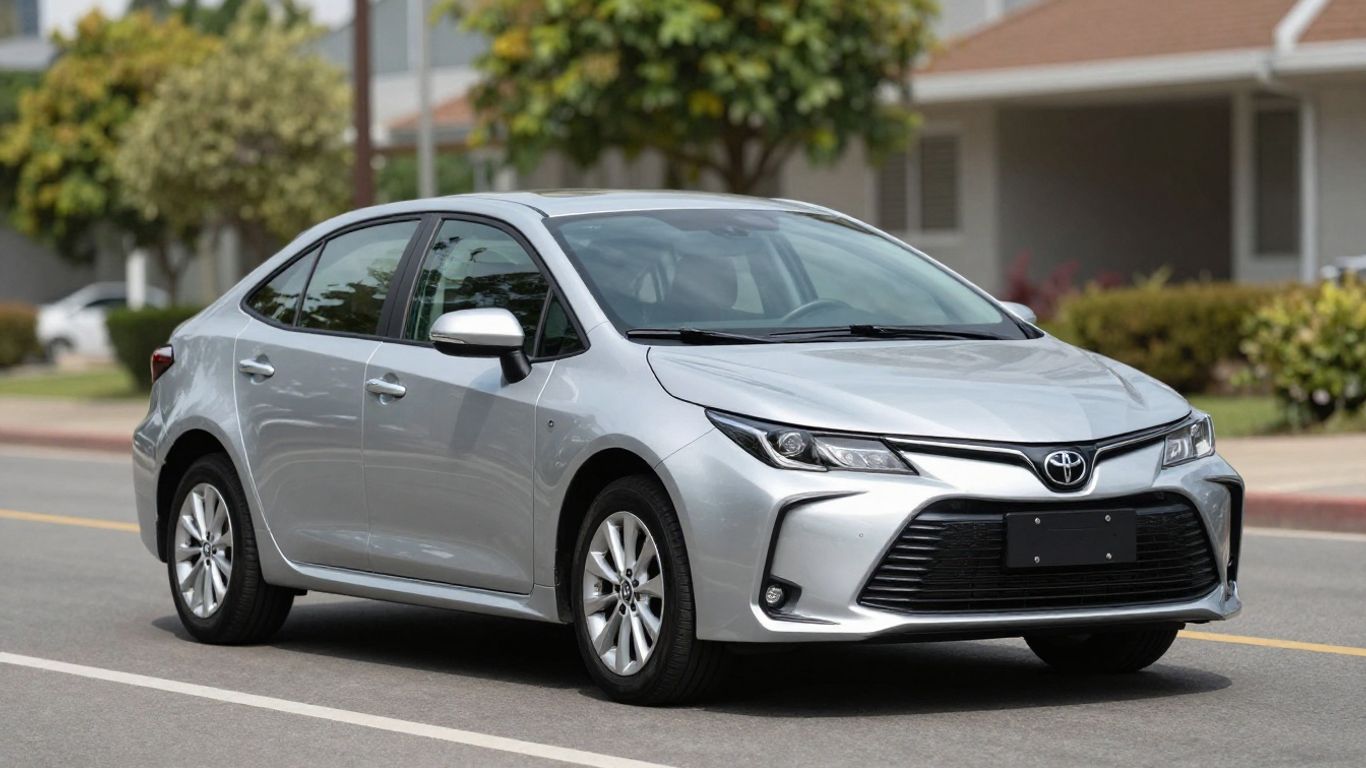 Gebrauchter Toyota Corolla in silbern