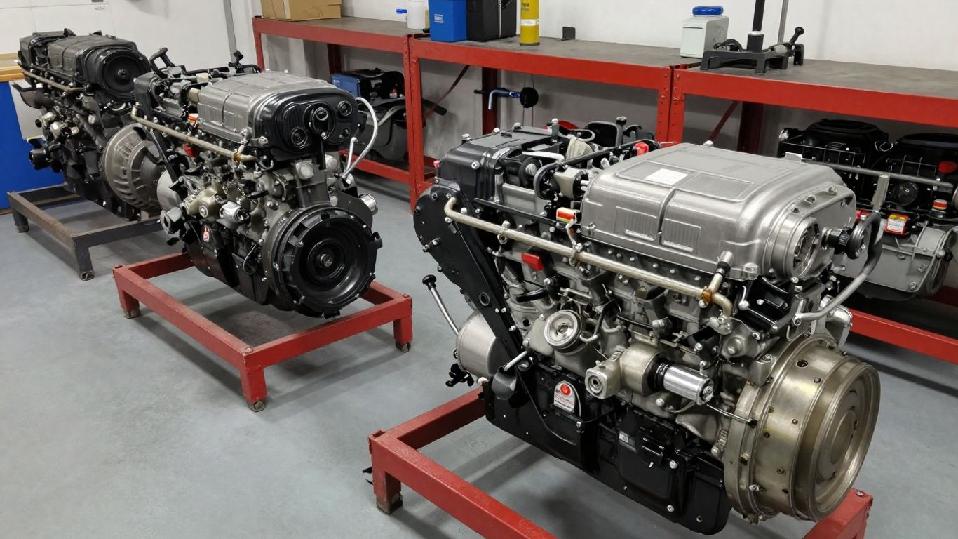 Used diesel engines ready for installation in Geelong.