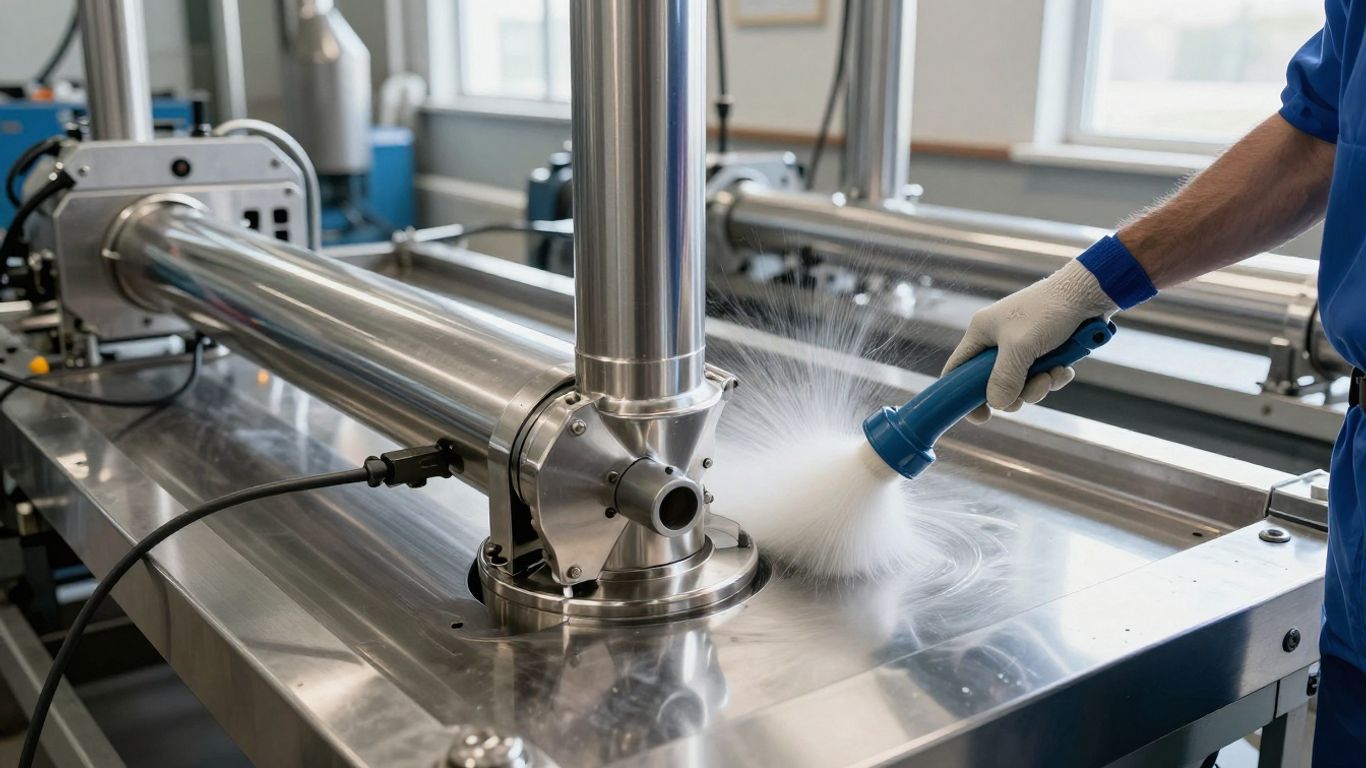 Nettoyage professionnel d'équipements industriels à Aubagne.