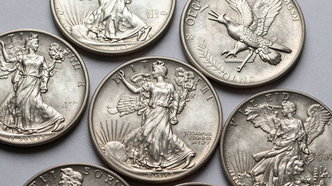Walking Liberty Half Dollar coins