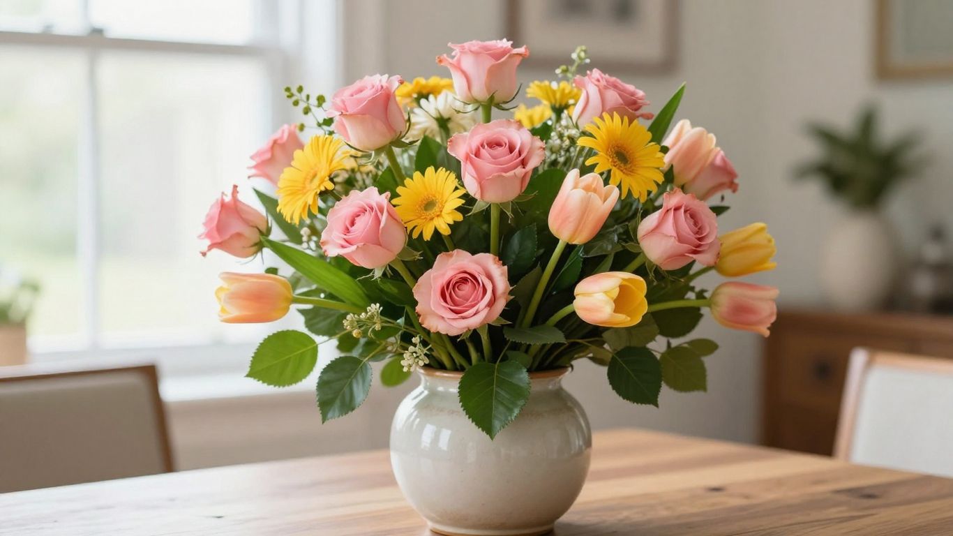 Colourful Point Cook flowers arranged for celebrations