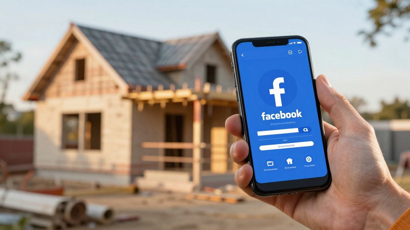 Contractor using Facebook ads for lead generation