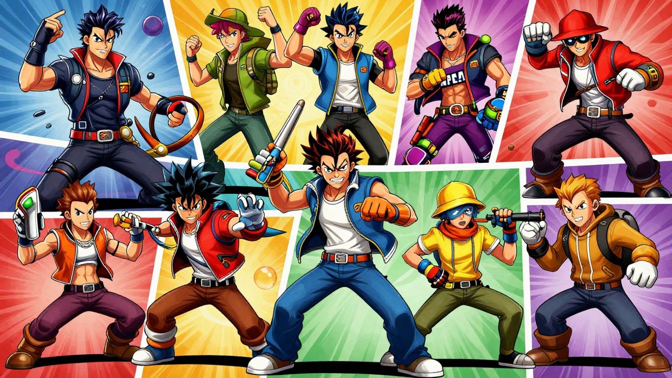 Broker Phighting fanart collage