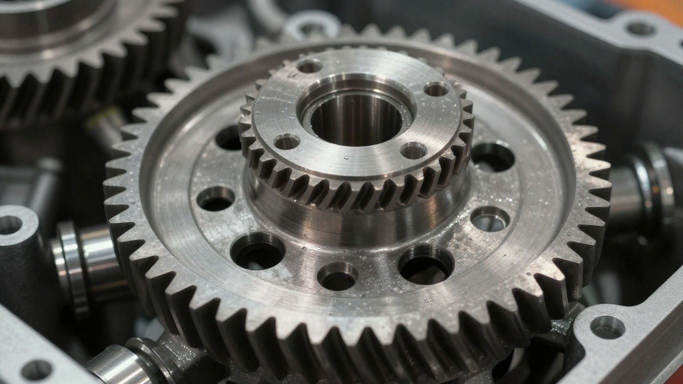 Used Fiat differential assembly with visible gears.