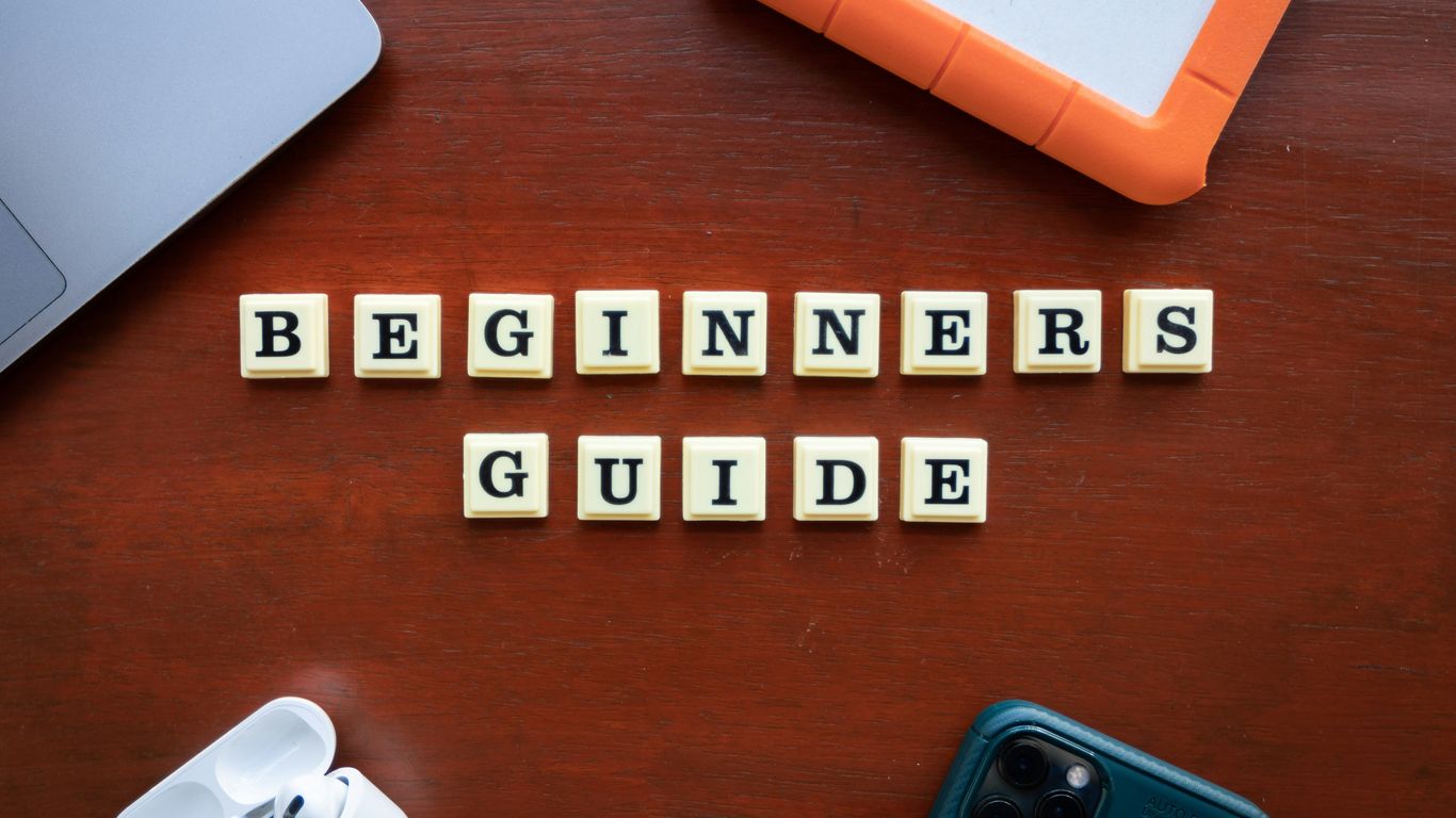 scrabble letters spelling out the word beginners guide