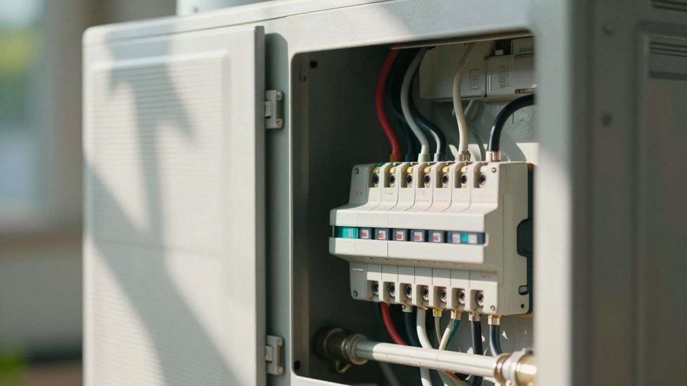 HVAC and water heater electrical components for spring safety.