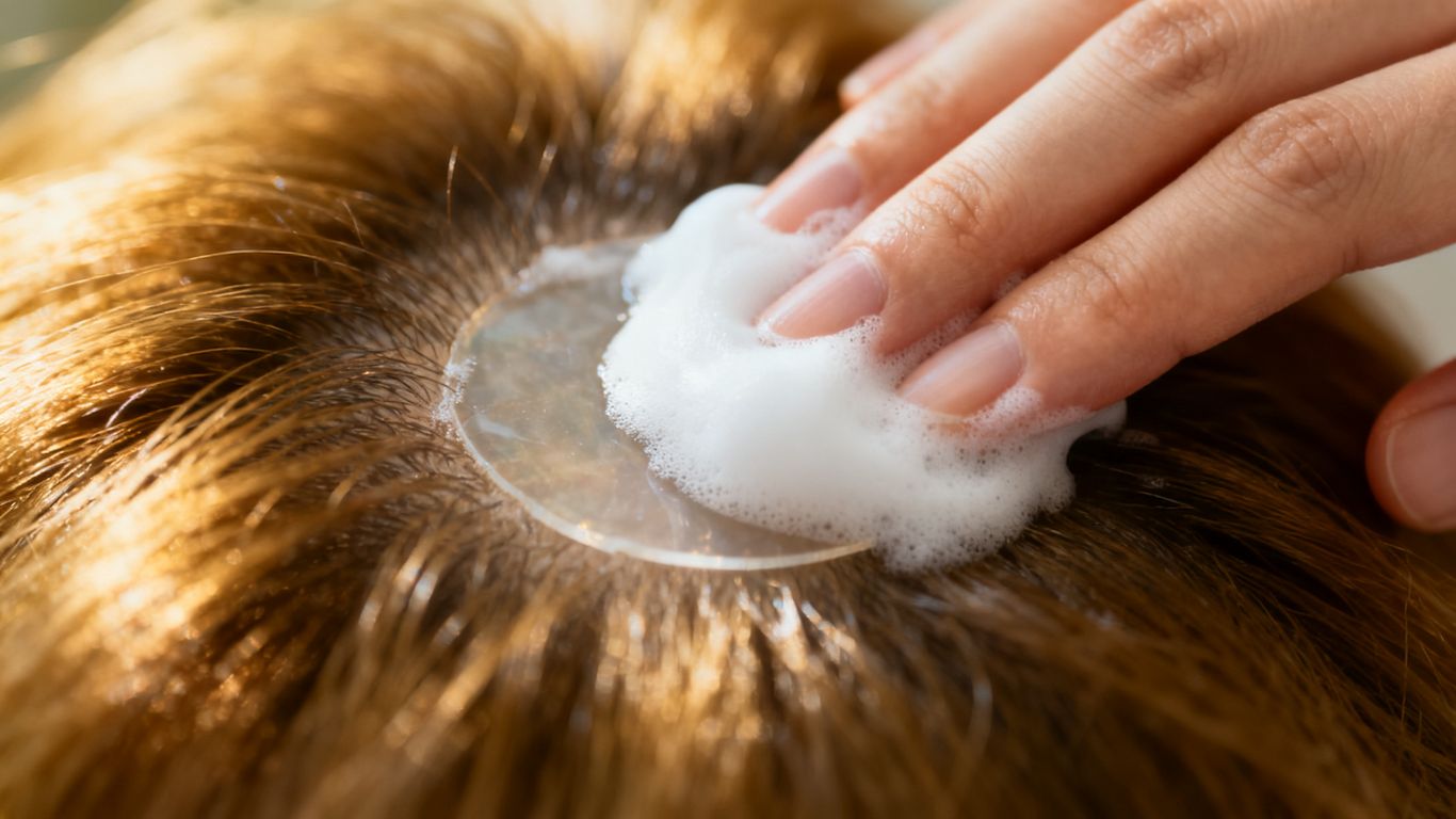 A calming treatment for scalp health