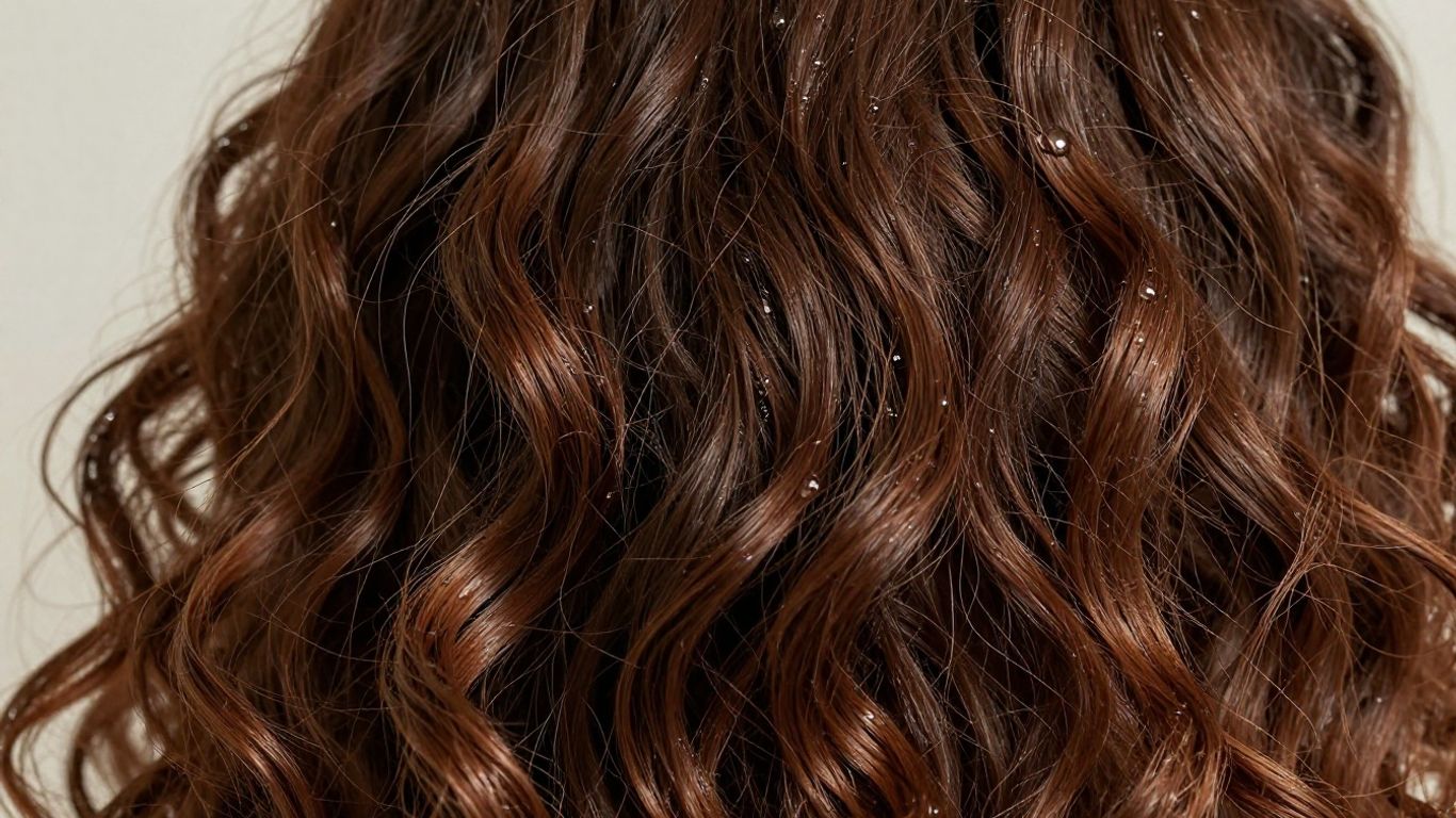 Woman with shiny, moisturized natural hair.