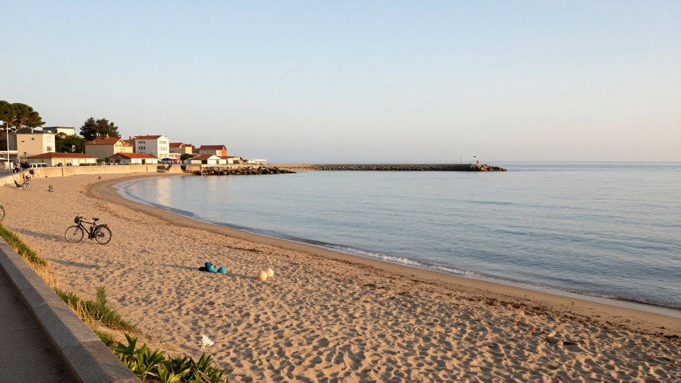 Vue de Royan entre plage et centre-ville