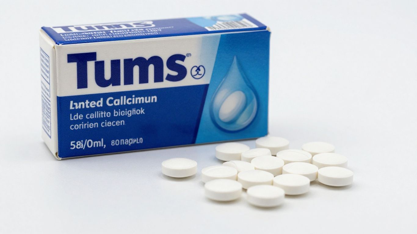 Tums antacid tablets for bone health.