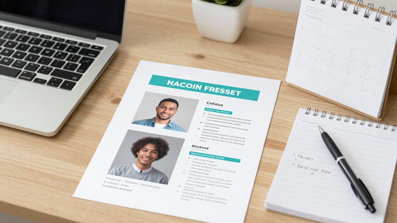 Organized job search workspace with resume drafts