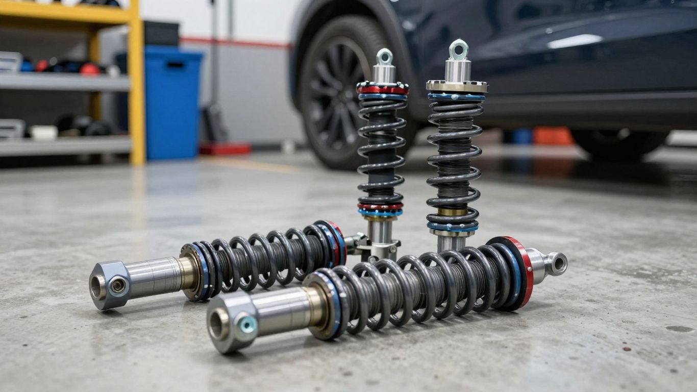 Upgraded suspension parts for improved handling
