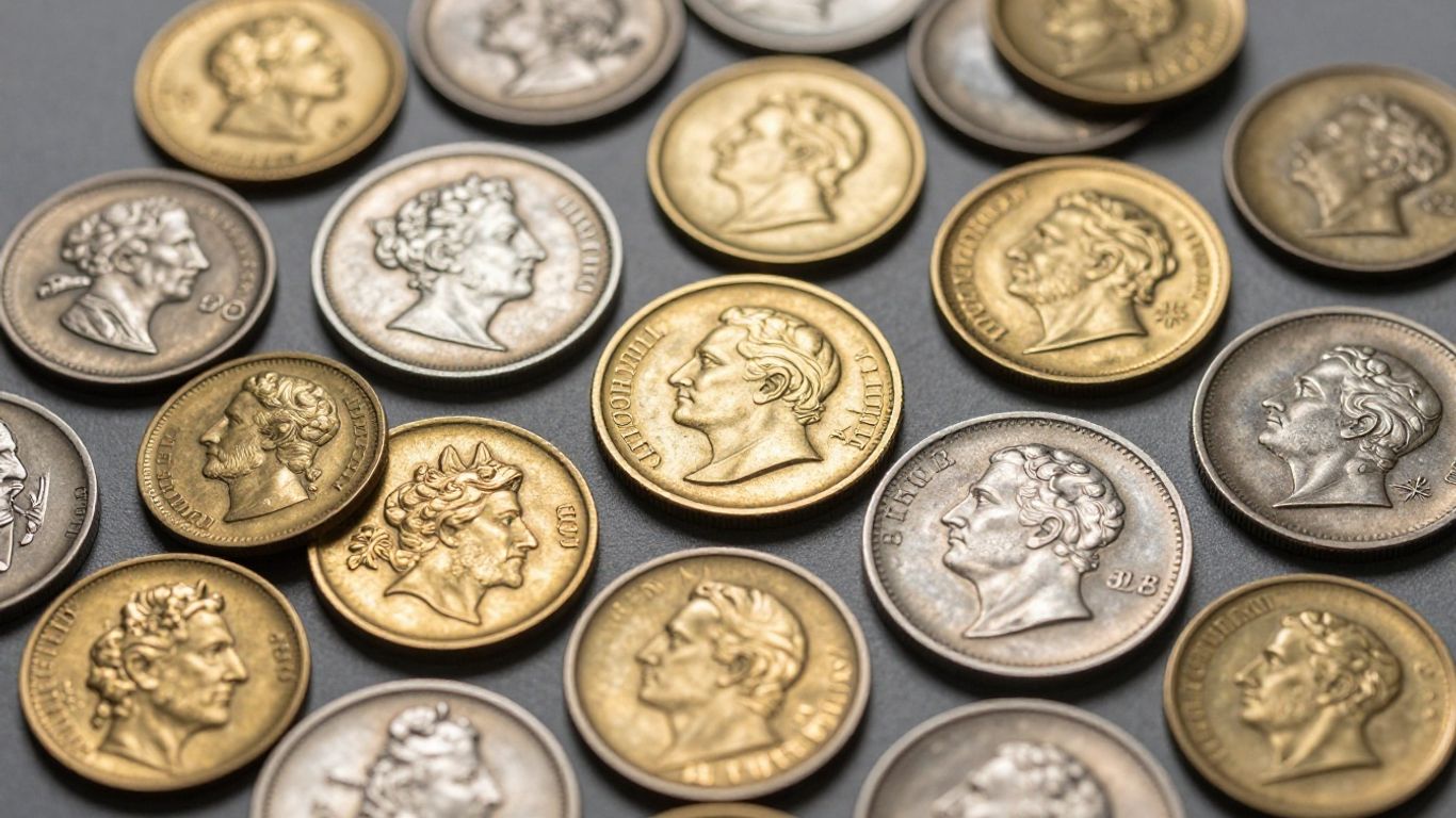 Collection of rare and valuable coins