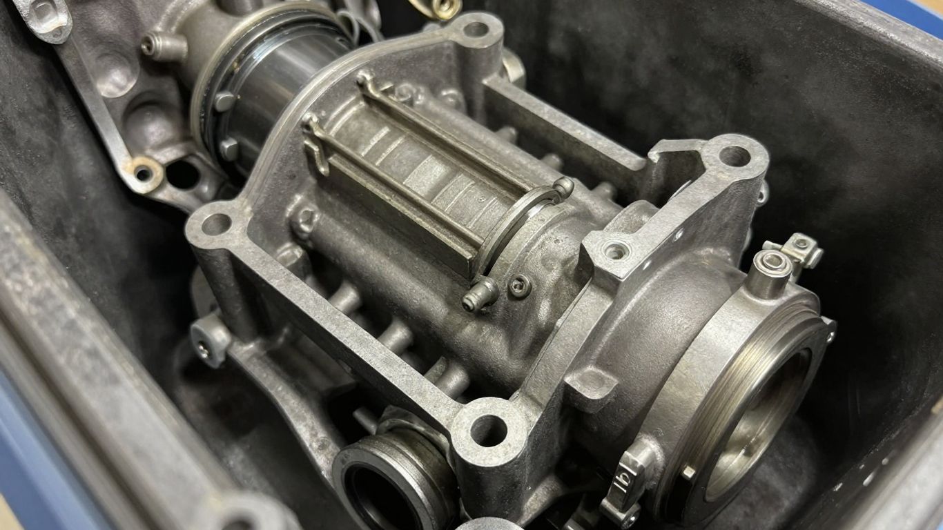 Used Volkswagen Golf gearbox close-up
