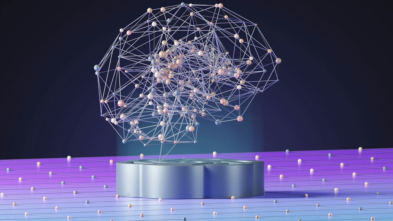 Neural network nodes interconnecting in a high-dimensional digital space
