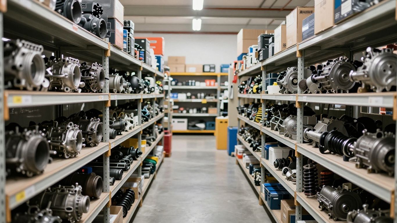 Recycled parts yard