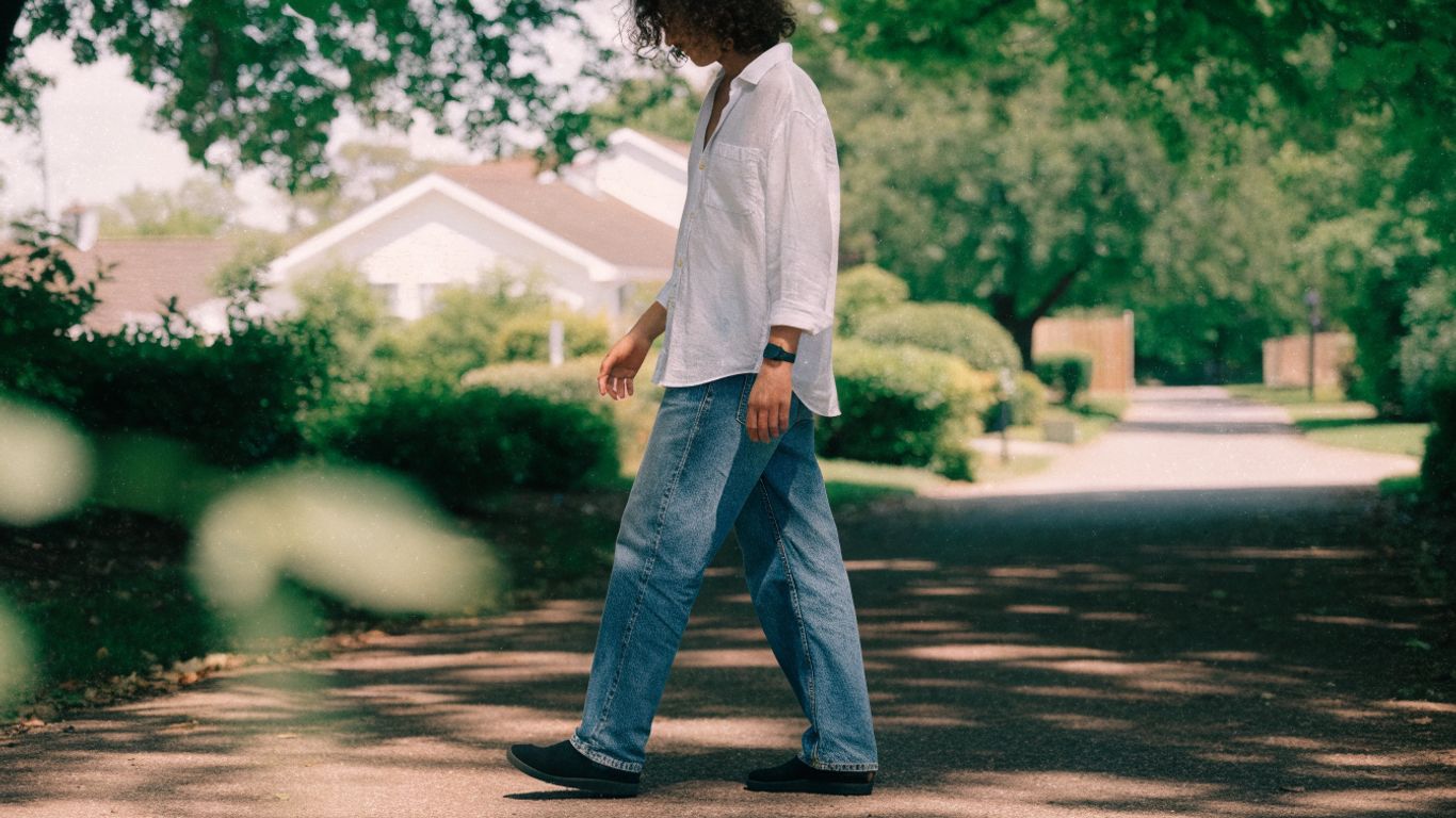 How to lose weight fast naturally and permanently 2 A calm morning walk along a leafy path