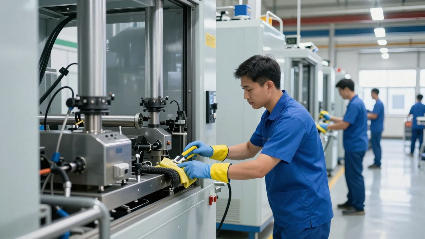 Nettoyage professionnel d'équipements industriels à Aubagne.