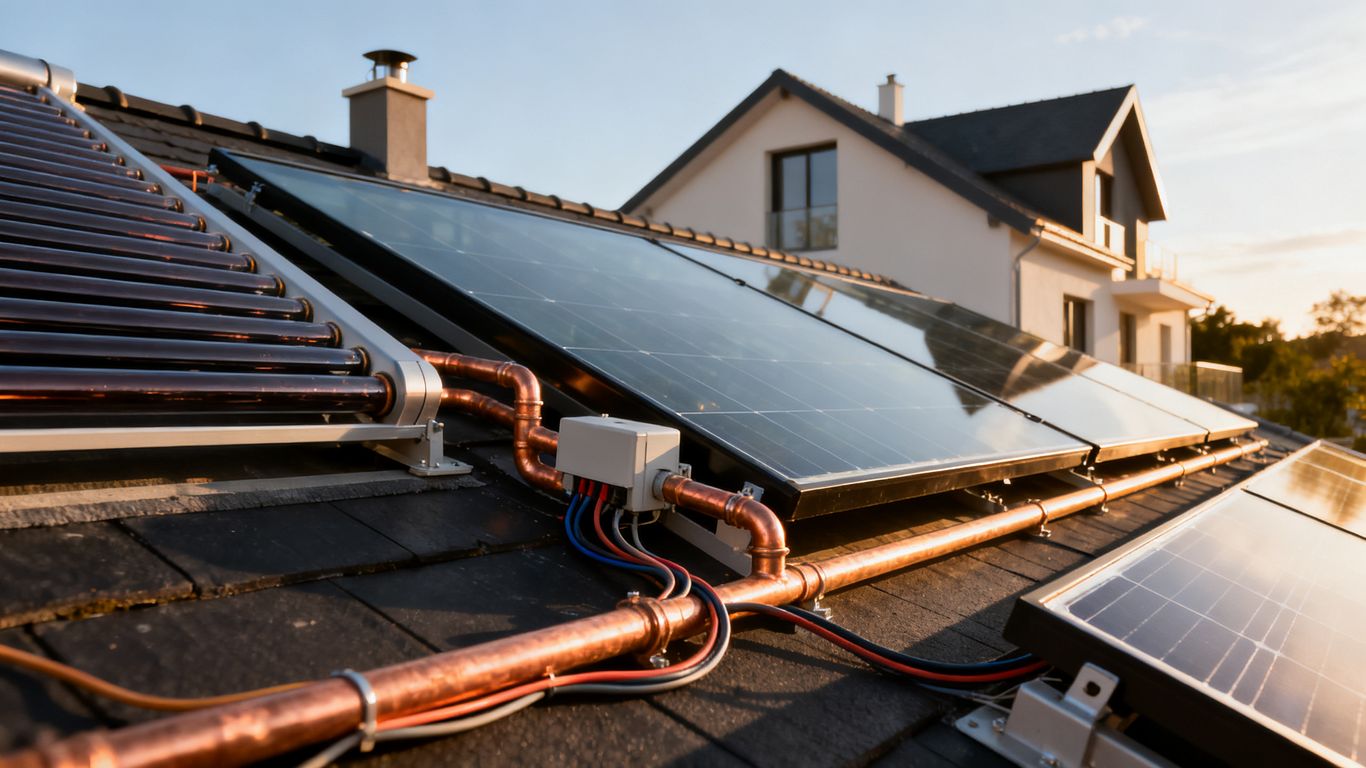 Capteurs solaires thermiques et cellules photovoltaïques