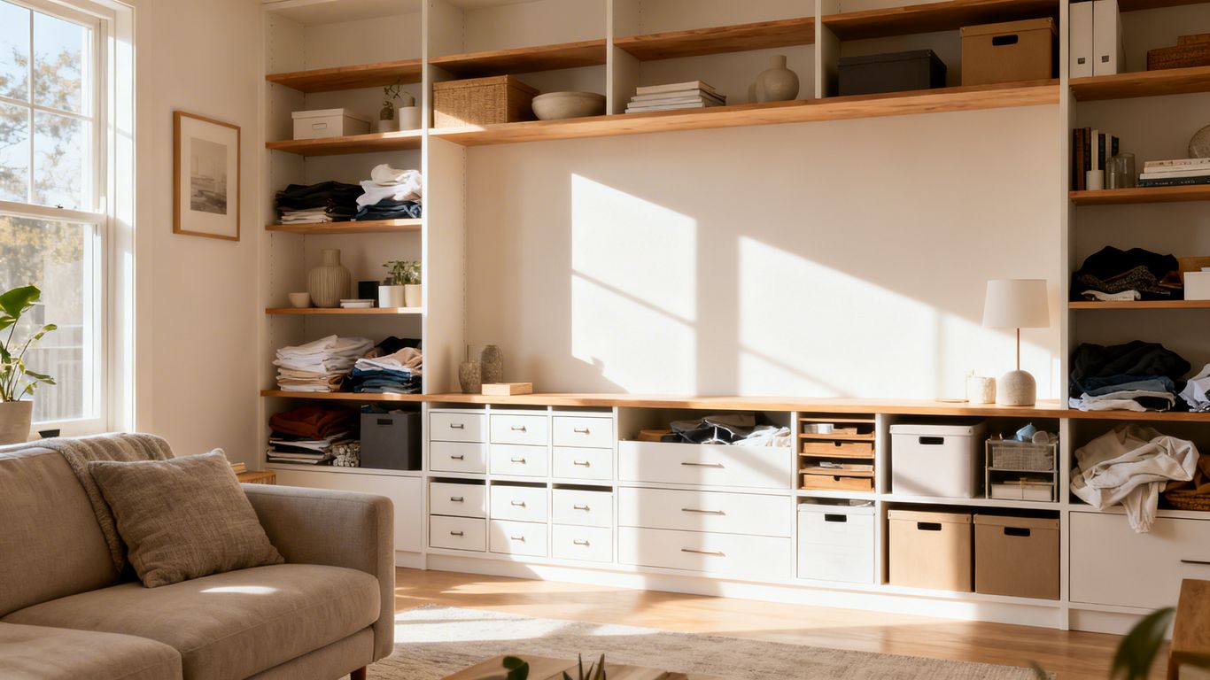 告別雜亂,迎接清爽的居家收納改造前後對比