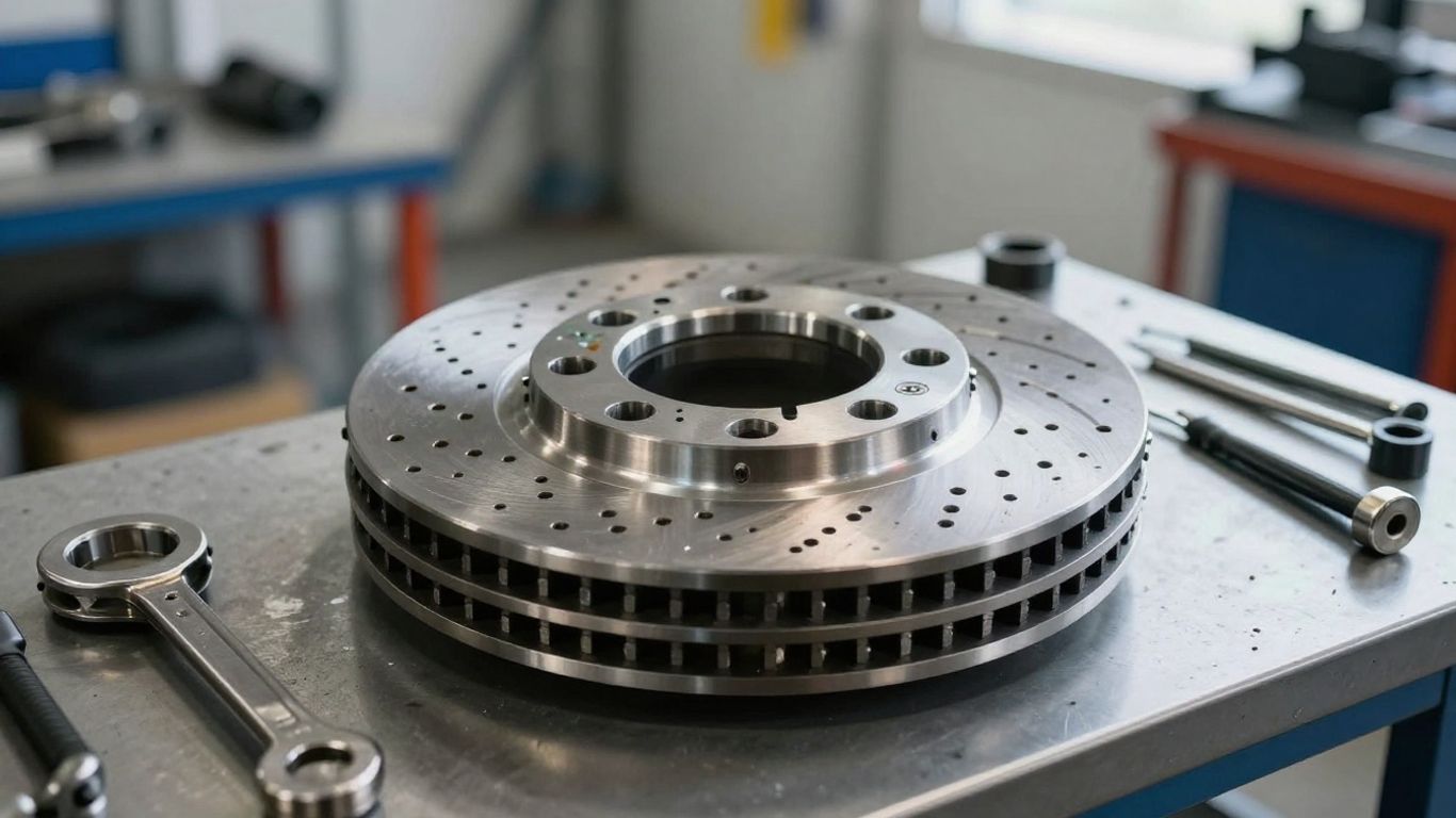 Different styles of performance brake hardware