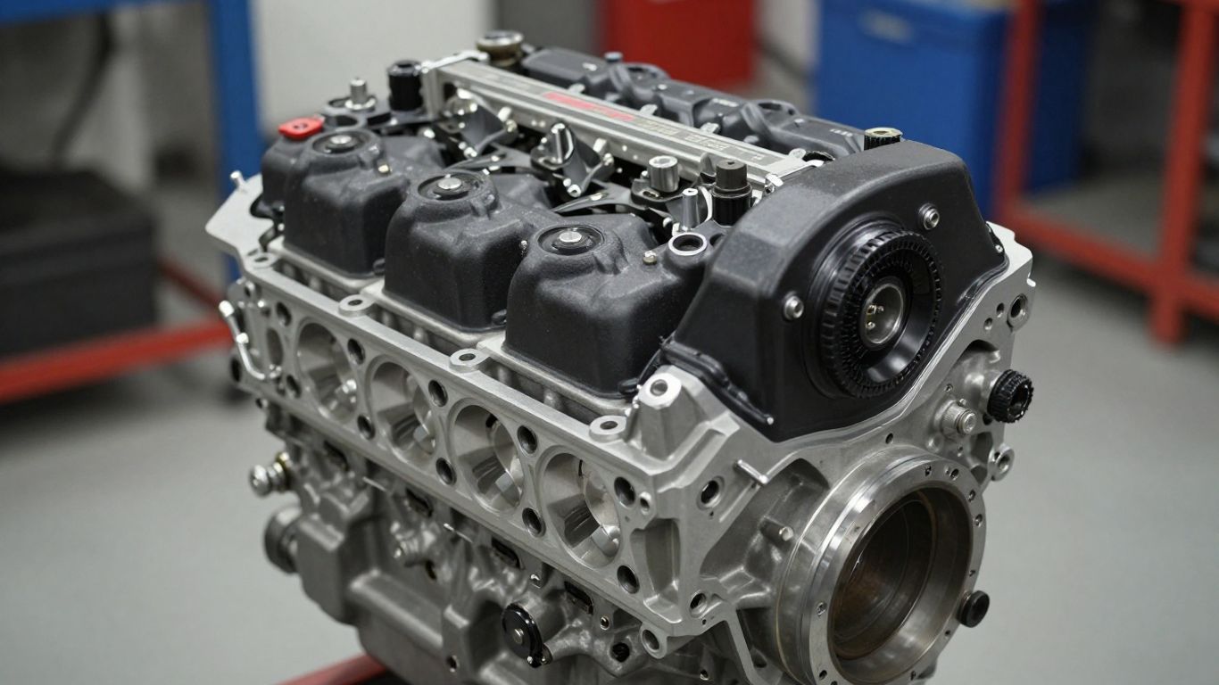 Toyota 2AR-FE engine close-up