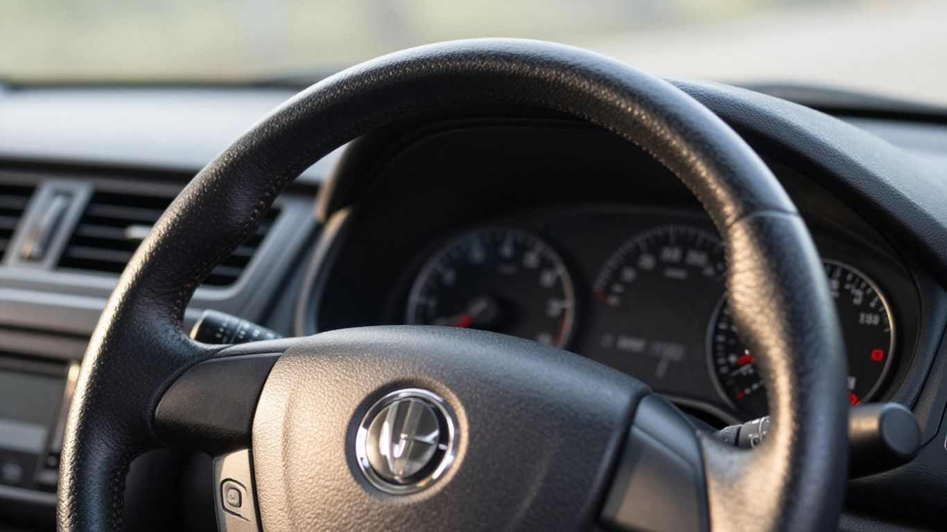 Auto Armaturenbrett mit Tacho und Tankanzeige