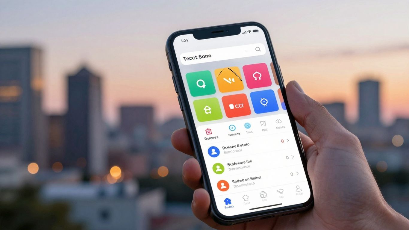 Beginner day trading app interface on a smartphone.