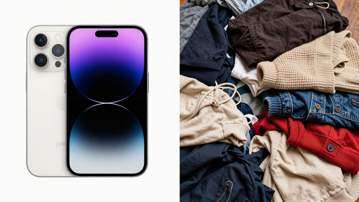 BackMarket phone vs Vinted clothes comparison