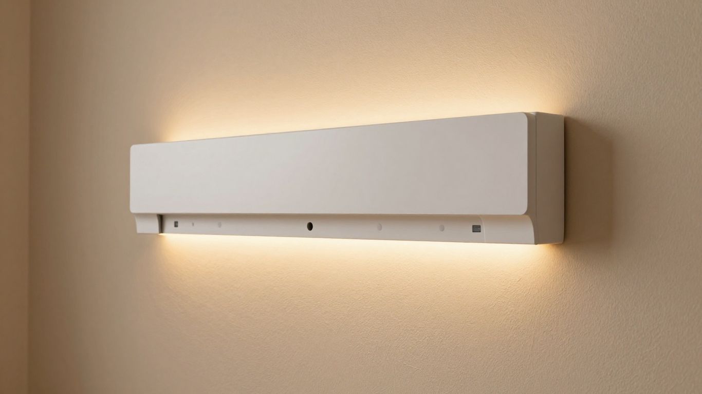 Mur chauffant moderne dans un intérieur