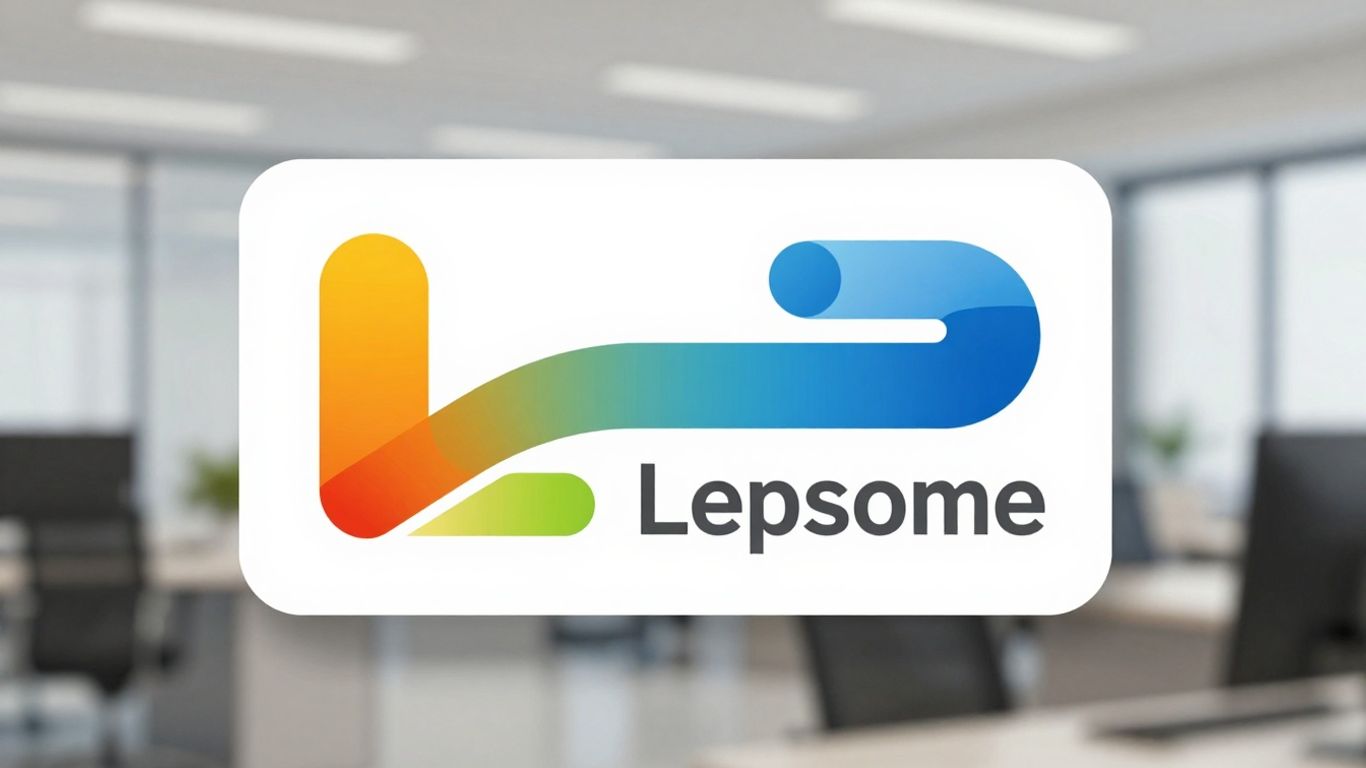 Leapsome logo on a corporate background