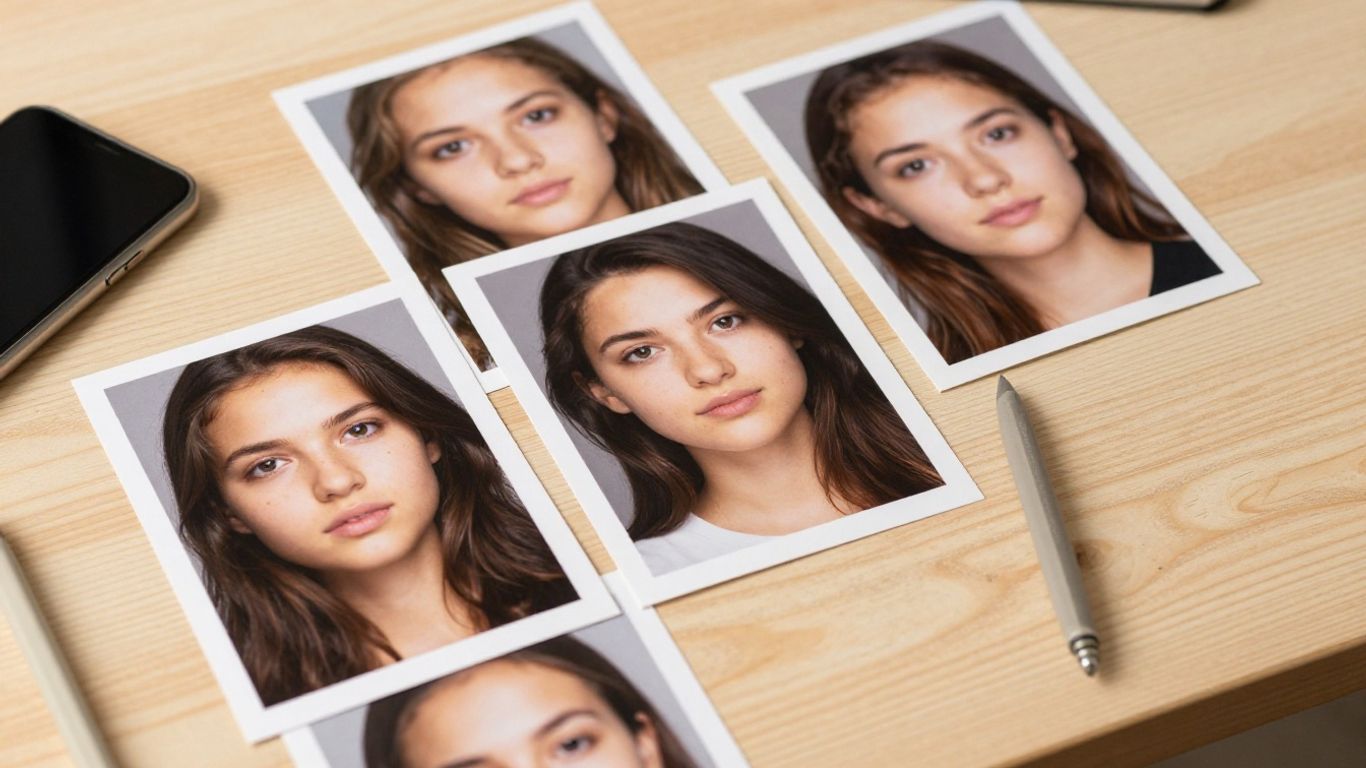 Gesichter mit natürlichem Licht fotografiert