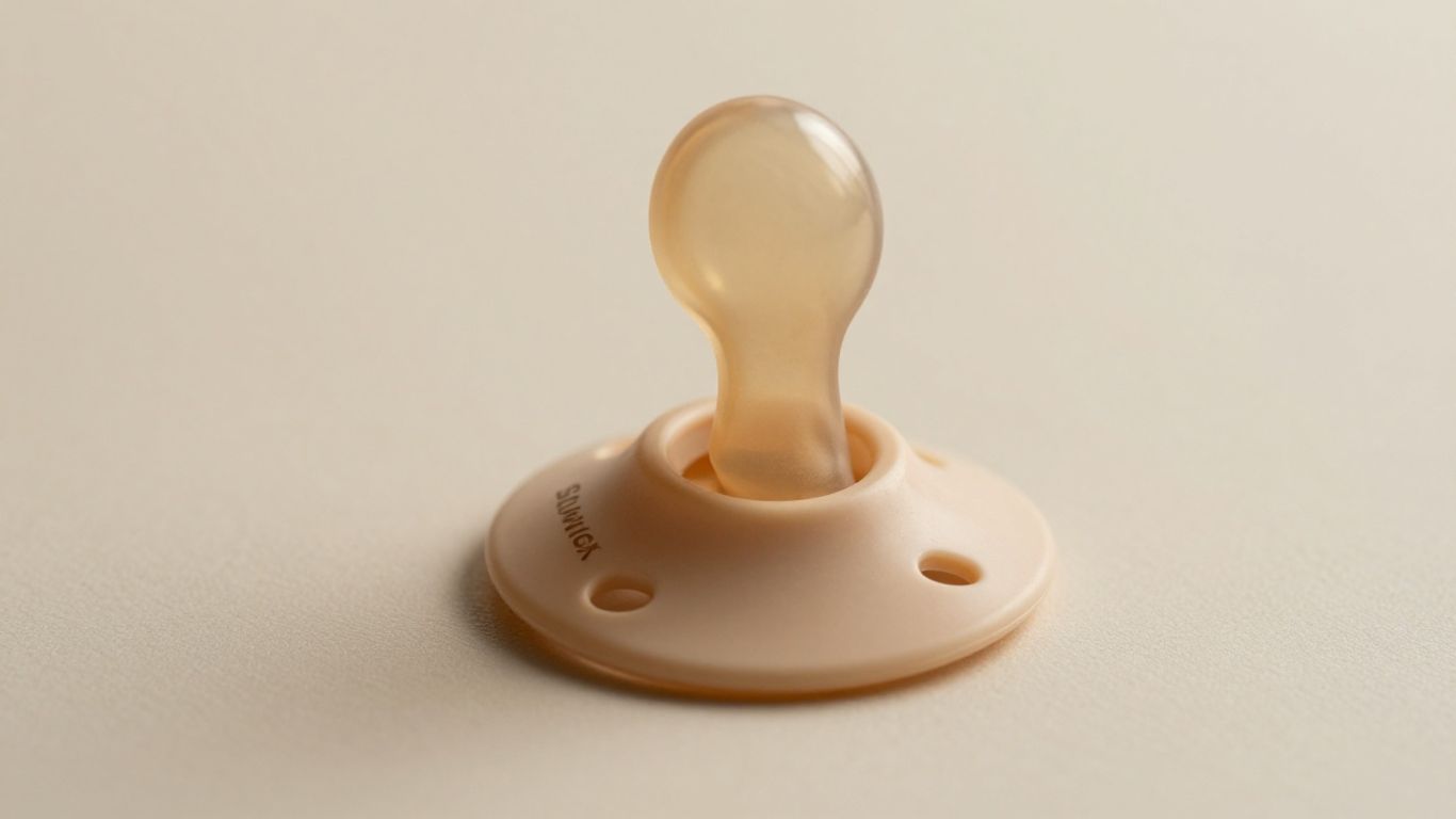 Chupete de látex Suavinex para bebé.