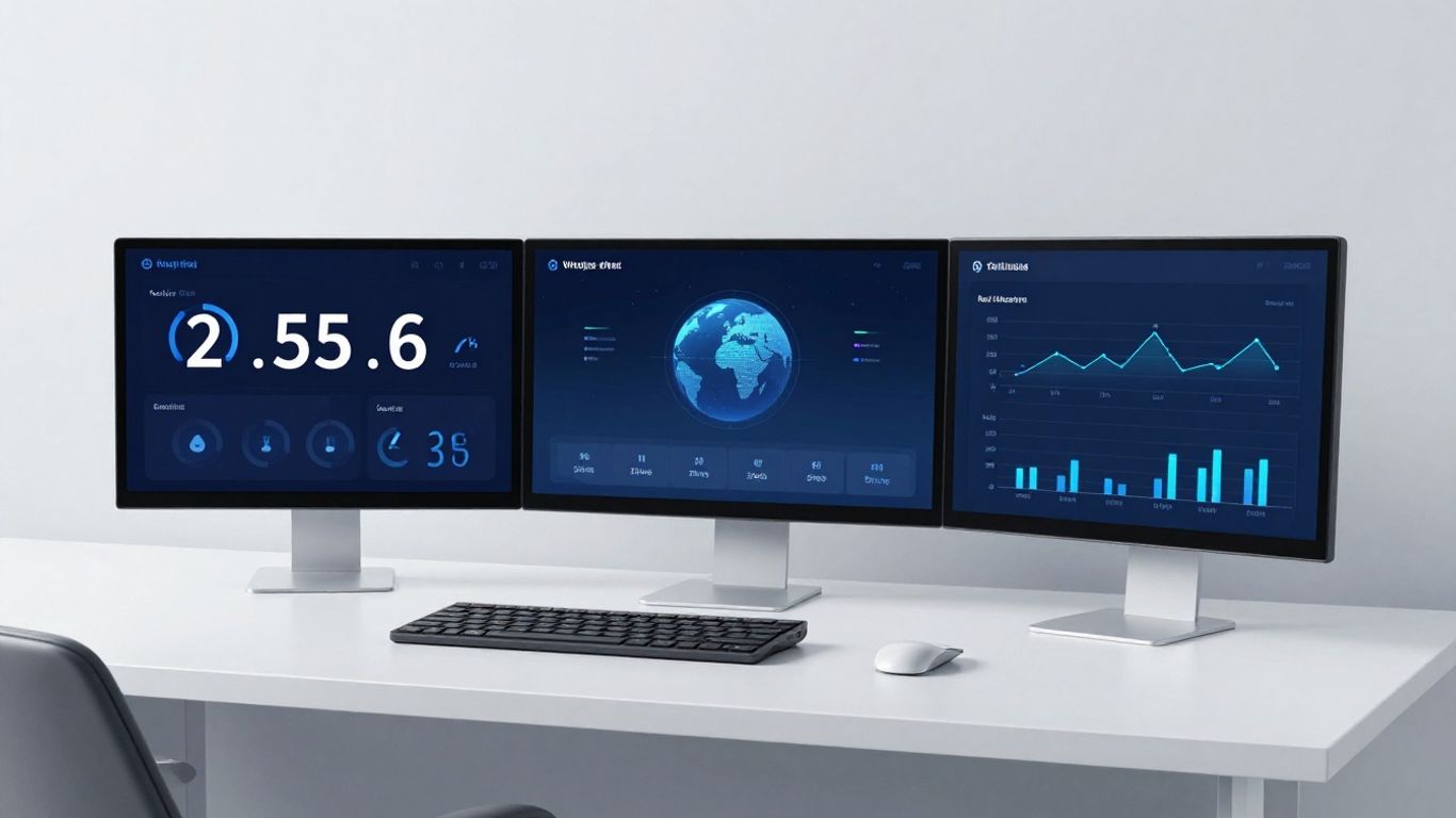 Tech dashboard display interface