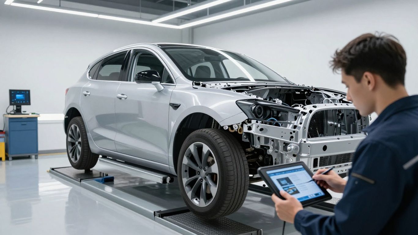 Collision shop diagnostic bay