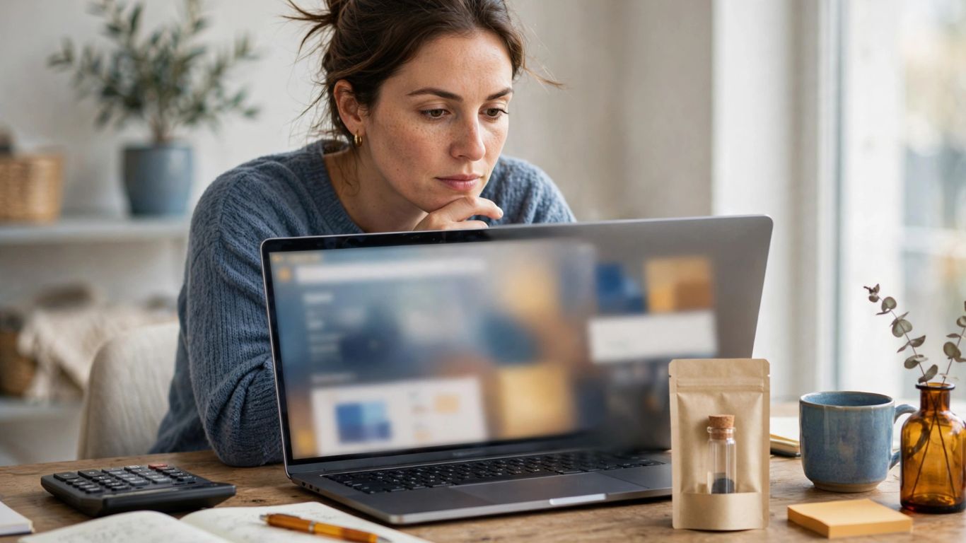 Analyst examining product sales and campaign data