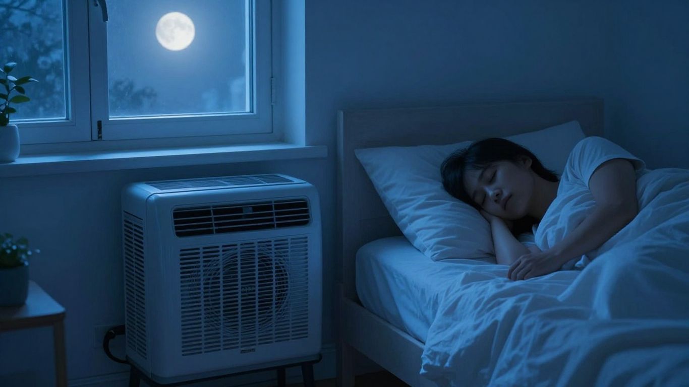 Chambre avec climatisation la nuit