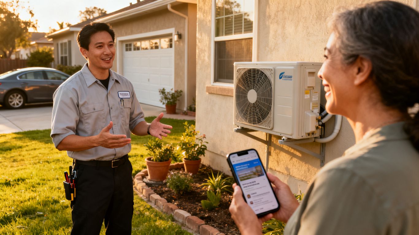 Nextdoor for AC Companies: Why Neighbor Recommendations Convert 5x Better Than Ads